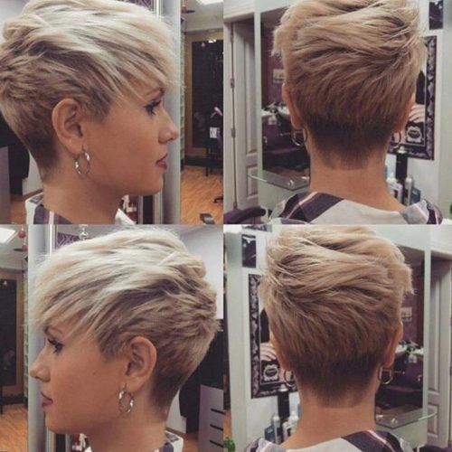 Tapered Gray Pixie Hairstyles With Textured Crown (Photo 11 of 20)