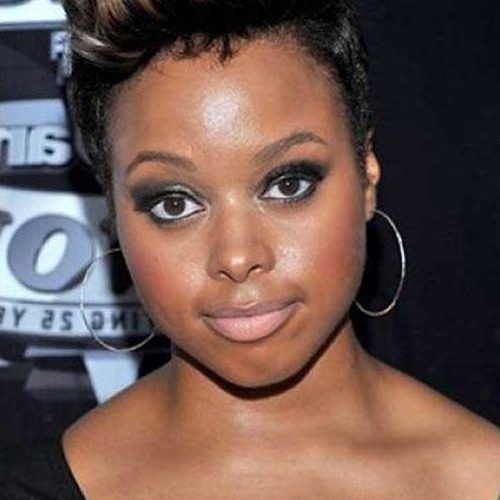 Short Haircuts For Round Faces Black Women (Photo 4 of 20)