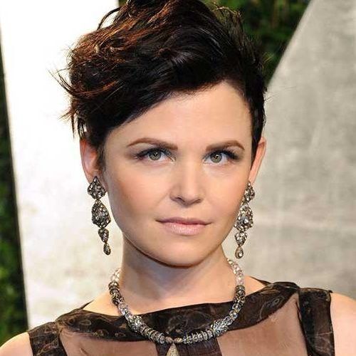 Short Haircuts For Round Faces And Thick Hair (Photo 18 of 20)