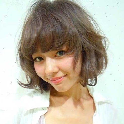 Short Haircuts With Bangs For Round Faces (Photo 13 of 20)