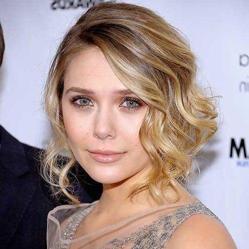 Short Hairstyles For Round Faces Curly Hair (Photo 7 of 20)