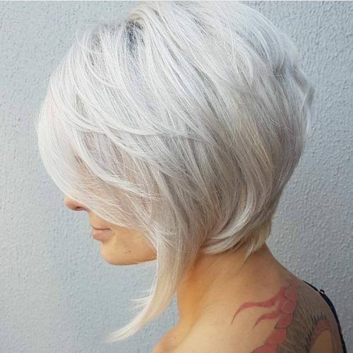 Gray Bob Hairstyles With Delicate Layers (Photo 20 of 20)