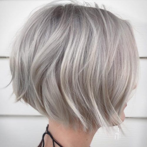 Gray Bob Hairstyles With Delicate Layers (Photo 14 of 20)