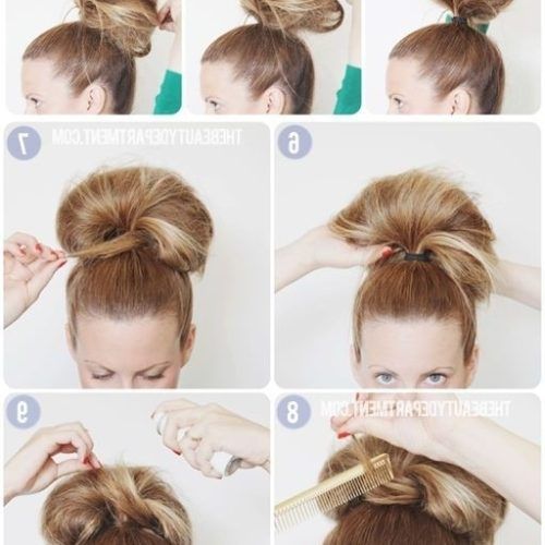 High Updo Hairstyles For Medium Hair (Photo 11 of 15)