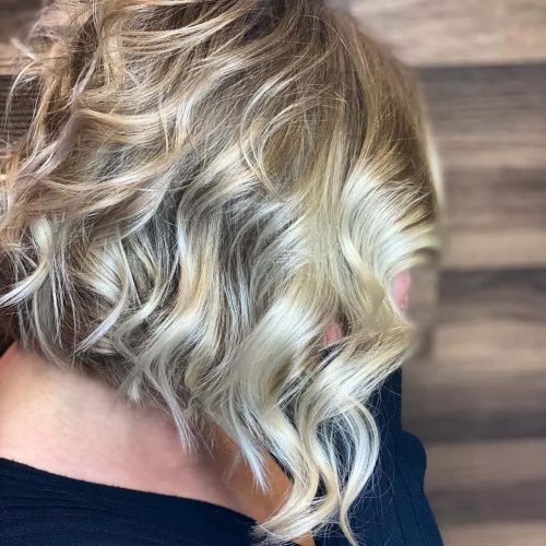 Waves Haircuts With Blonde Ombre (Photo 4 of 20)