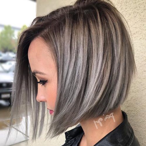 Stacked Blonde Balayage Pixie Hairstyles For Brunettes (Photo 16 of 20)