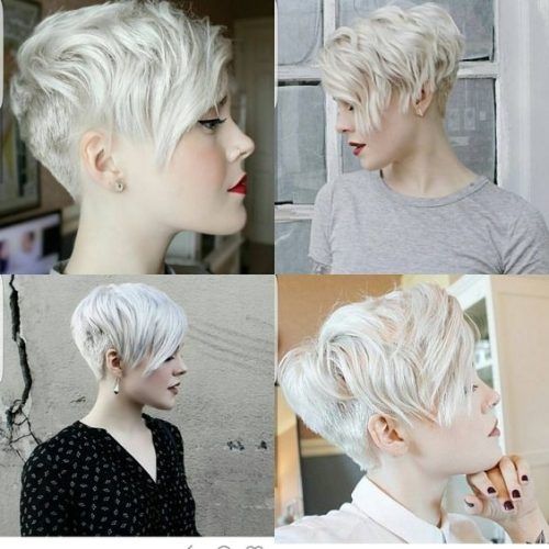 Gray Blonde Pixie Haircuts (Photo 15 of 15)