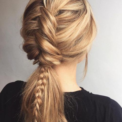 Pony Hairstyles With Textured Braid (Photo 6 of 20)