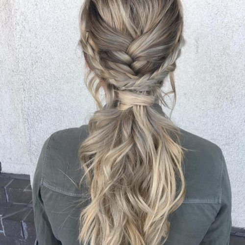 Pony Hairstyles With Textured Braid (Photo 13 of 20)