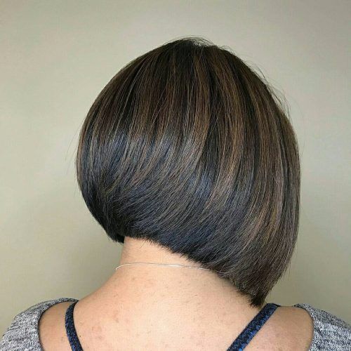 Side-Parted Asymmetrical Gray Bob Hairstyles (Photo 19 of 20)