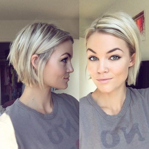 Straight Blonde Bob Hairstyles For Thin Hair (Photo 2 of 20)