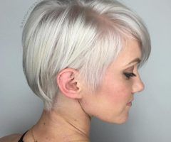 20 Best Ideas Sleek Metallic-white Pixie Bob Haircuts