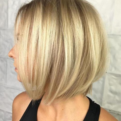 White Bob Undercut Hairstyles With Root Fade (Photo 10 of 20)