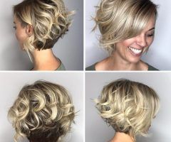20 Collection of Two-tone Curly Bob Haircuts with Nape Undercut