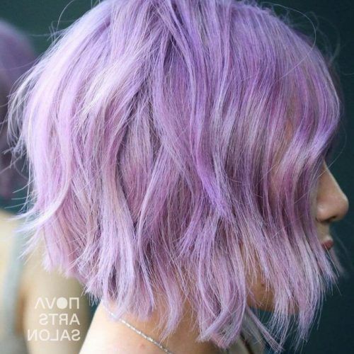 Edgy Lavender Short Hairstyles With Aqua Tones (Photo 5 of 20)