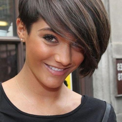 Short Hairstyles With Side Swept Bangs (Photo 10 of 20)