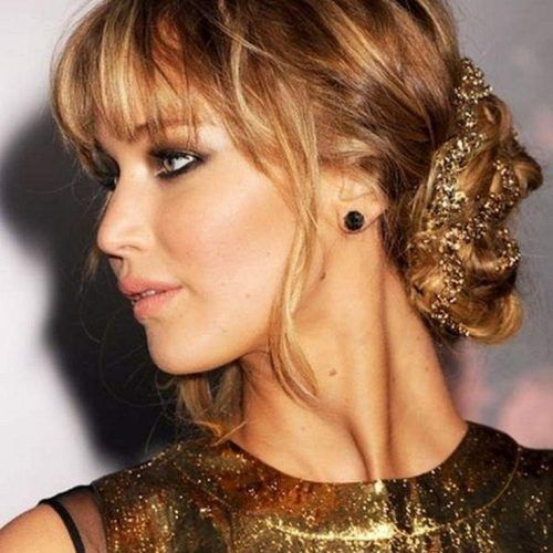 Long Hairstyles Updos With Fringe (Photo 15 of 15)