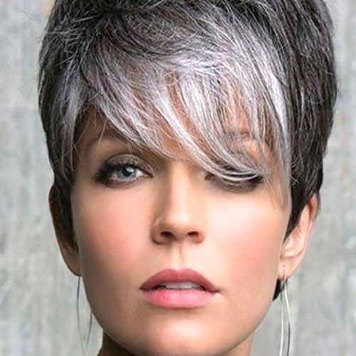 Short Shaggy Hairstyles For Grey Hair (Photo 11 of 15)