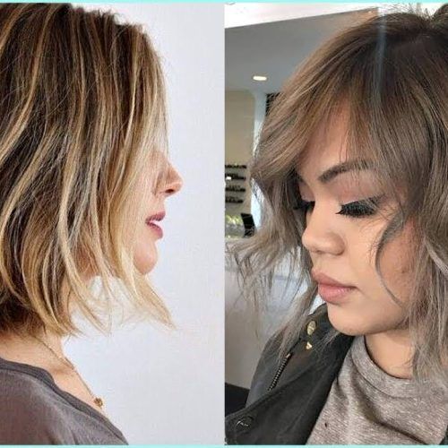Messy Disconnected Brunette Bob Hairstyles (Photo 15 of 20)