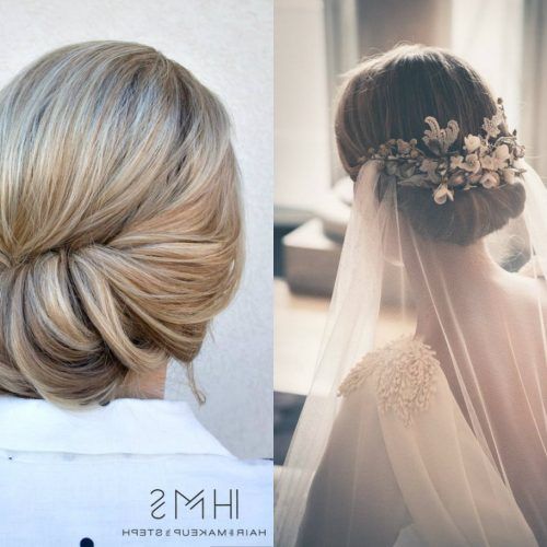 Messy French Roll Bridal Hairstyles (Photo 15 of 20)