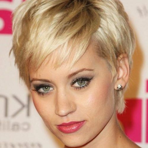 Short Hairstyles For Thick Hair And Long Face (Photo 5 of 15)
