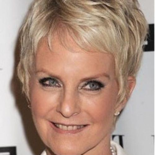 Short Hairstyles For Fine Hair For Women Over 50 (Photo 1 of 15)
