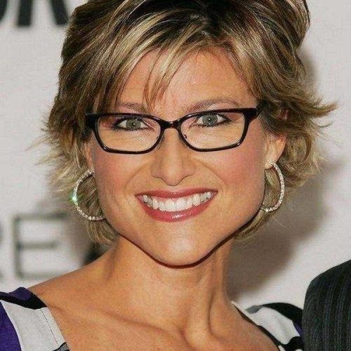 Short Hairstyles For Round Faces And Glasses (Photo 11 of 20)