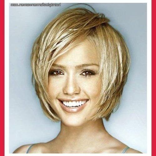Short Hairstyles For Thick Hair Long Face (Photo 12 of 20)