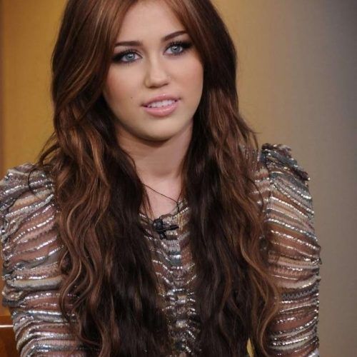 Miley Cyrus Long Hairstyles (Photo 13 of 15)
