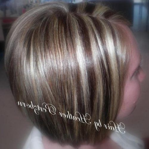 Short Haircuts With Red And Blonde Highlights (Photo 18 of 20)