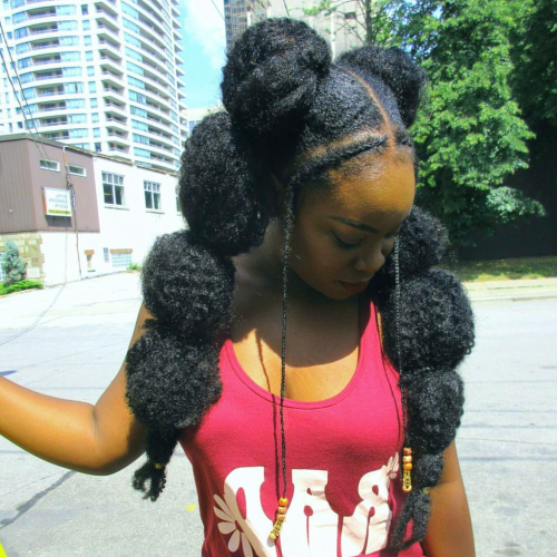 Natural Bubble Ponytail Updo Hairstyles (Photo 3 of 20)