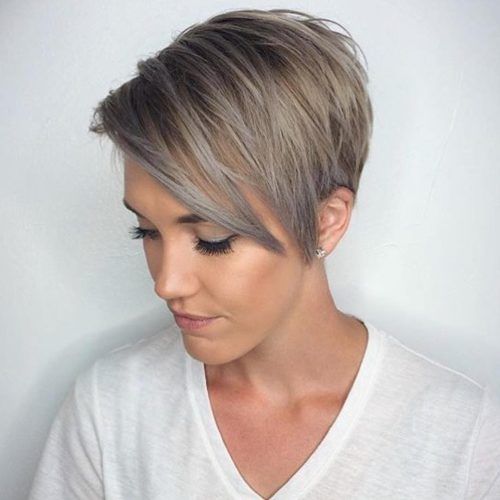 Edgy Pixie Haircuts With Long Angled Layers (Photo 7 of 20)
