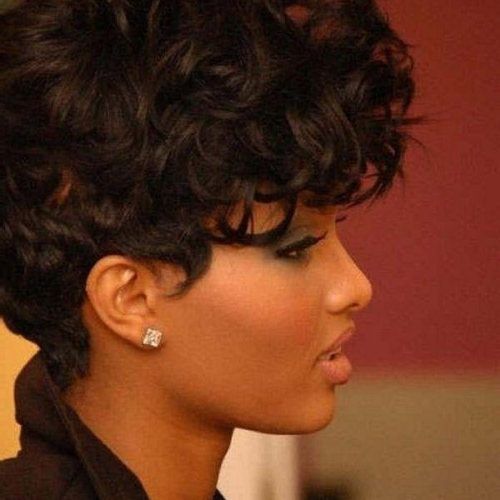 Curly Short Hairstyles For Black Women (Photo 18 of 20)