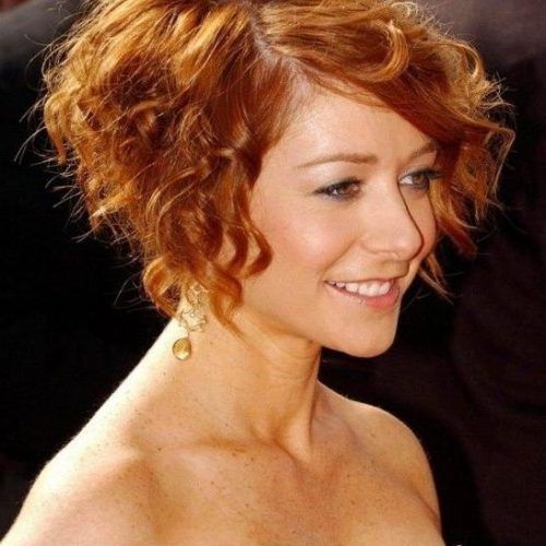 Short Haircuts For Women Over 40 With Curly Hair (Photo 7 of 15)