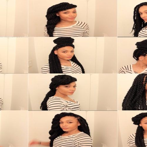 Marley Twist Updo Hairstyles (Photo 15 of 15)