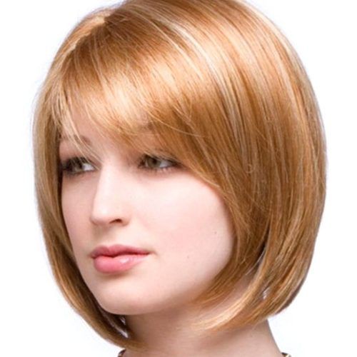 Short Hairstyles With Bangs And Layers For Round Faces (Photo 16 of 20)