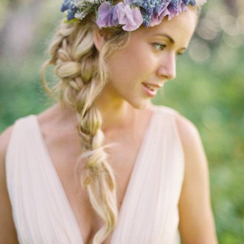 Rolled Roses Braids Hairstyles (Photo 9 of 20)