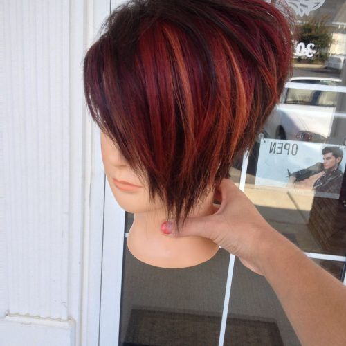 Short Red Haircuts With Wispy Layers (Photo 12 of 20)