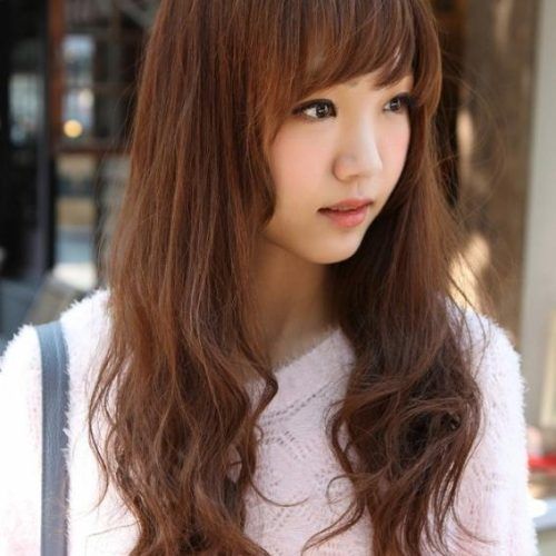 Long Asian Hairstyles With Bangs (Photo 16 of 20)