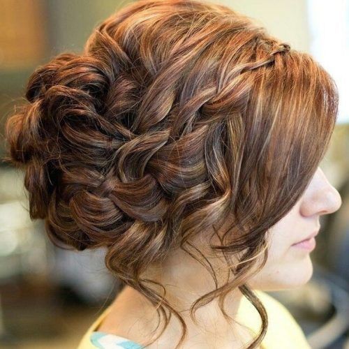 Accent Braid Prom Updos (Photo 5 of 20)