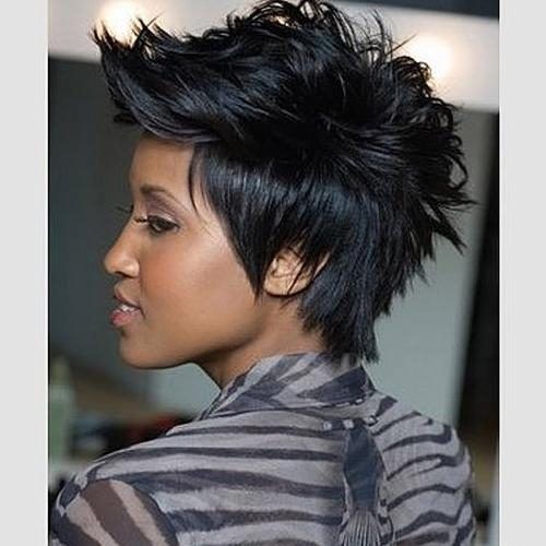 Edgy Short Haircuts For Black Women (Photo 7 of 20)