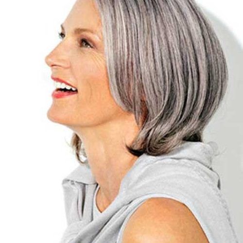 Short Hairstyles For Women With Gray Hair (Photo 8 of 20)