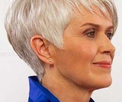 20 Best Collection of Short Hairstyles for Women with Gray Hair