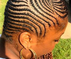 20 Best Collection of Skinny Curvy Cornrow Braided Hairstyles