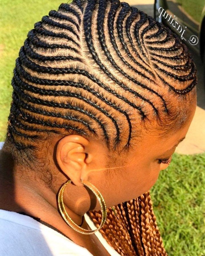 20 Best Collection of Skinny Curvy Cornrow Braided Hairstyles