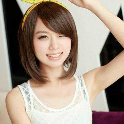 Round Face Asian Hairstyles (Photo 7 of 20)