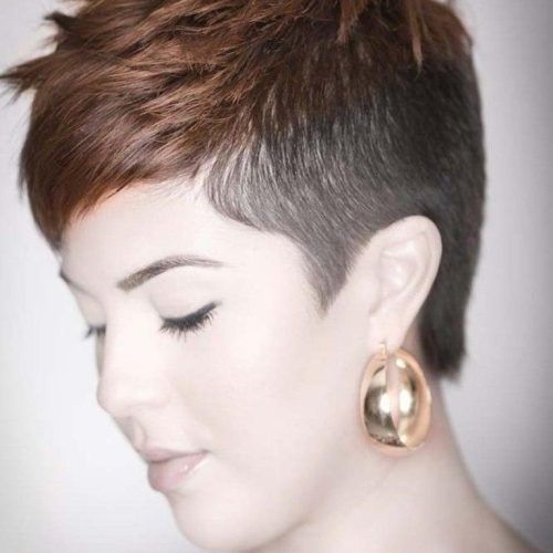Short Hairstyles With Shaved Sides For Women (Photo 7 of 20)