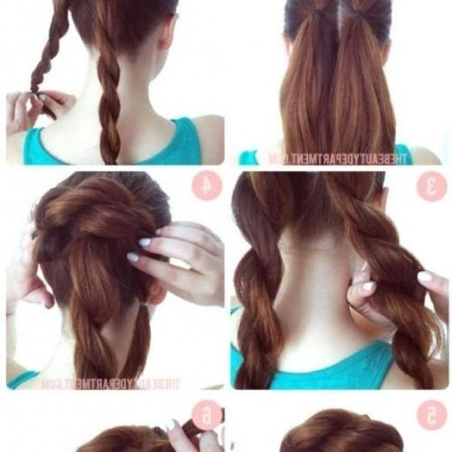 Low Twisted Bun Wedding Hairstyles For Long Hair (Photo 12 of 20)