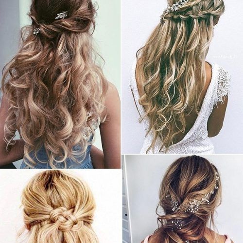Wedding Hairstyles For Long Hair Half Up And Half Down (Photo 1 of 15)