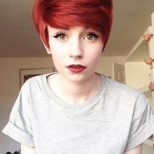Ravishing Red Pixie Haircuts (Photo 2 of 15)